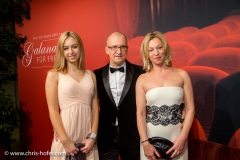 VIENNA, AUSTRIA - MARCH 19: Mia Michelle Gruber, Thomas Hroch and his wife Andrea attend Karl Spiehs 85th birthday celebration on March 19, 2016 in Vienna, Austria. (Photo by Chris Hofer/Getty Images) *** Local Caption *** Thomas Hroch