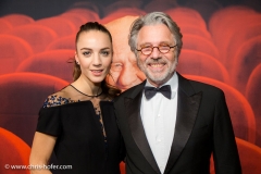 VIENNA, AUSTRIA - MARCH 19: Adi Hirschal and his daughter Maddalena Hirschal attend Karl Spiehs 85th birthday celebration on March 19, 2016 in Vienna, Austria. (Photo by Chris Hofer/Getty Images) *** Local Caption *** Adi Hirschal; Maddalena Hirschal