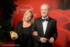 VIENNA, AUSTRIA - MARCH 19: Marianne Mendt and Richard Oesterreicher attend Karl Spiehs 85th birthday celebration on March 19, 2016 in Vienna, Austria. (Photo by Chris Hofer/Getty Images)