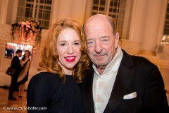 VIENNA, AUSTRIA - MARCH 19:  Ralph Siegel and Larissa attend Karl Spiehs 85th birthday celebration on March 19, 2016 in Vienna, Austria.  (Photo by Chris Hofer/Getty Images)