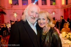 VIENNA, AUSTRIA - MARCH 19:  Karl Merkatz and Dagmar Koller attend Karl Spiehs 85th birthday celebration on March 19, 2016 in Vienna, Austria.  (Photo by Chris Hofer/Getty Images)