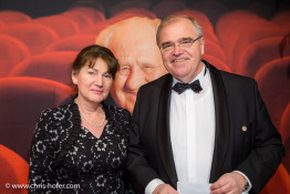 VIENNA, AUSTRIA - MARCH 19: Minister Wolfgang Brandstetter with his wife Christine attend Karl Spiehs 85th birthday celebration on March 19, 2016 in Vienna, Austria. (Photo by Chris Hofer/Getty Images)