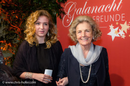 VIENNA, AUSTRIA - MARCH 19: Inge Unzeitig with entourage attend Karl Spiehs 85th birthday celebration on March 19, 2016 in Vienna, Austria. (Photo by Chris Hofer/Getty Images)