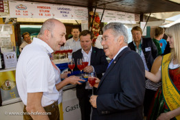 Bundespräsident Dr. Heinz Fischer besucht das Fest Waldviertelpur am Heldenplatz Wien 26.08.2015 Foto: Chris Hofer